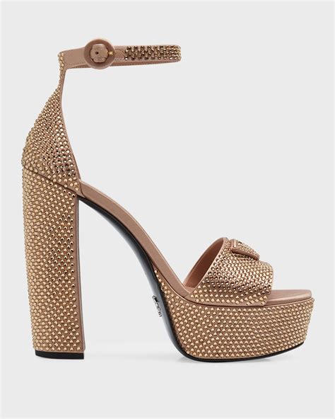 sandali oro prada|prada platform sandals.